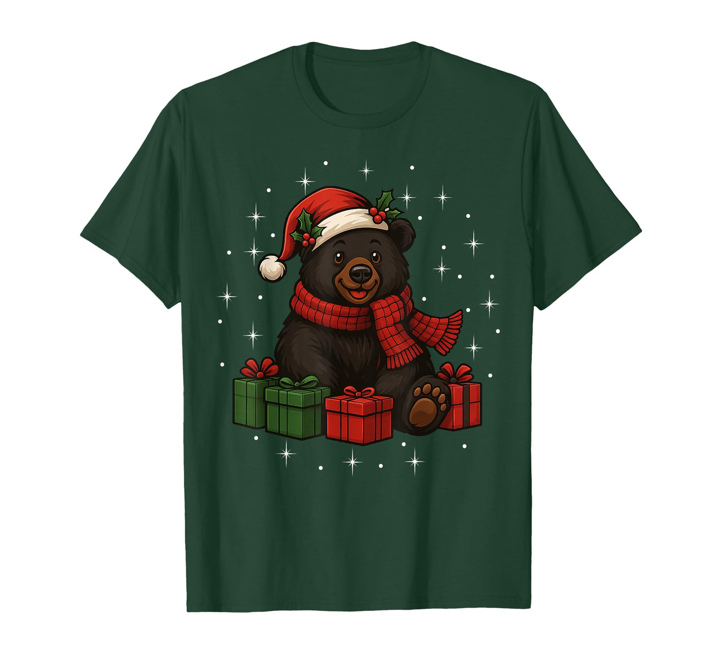 Funny Bear Christmas PJ Pajama Men Women Kids PJS for Family T-Shirt