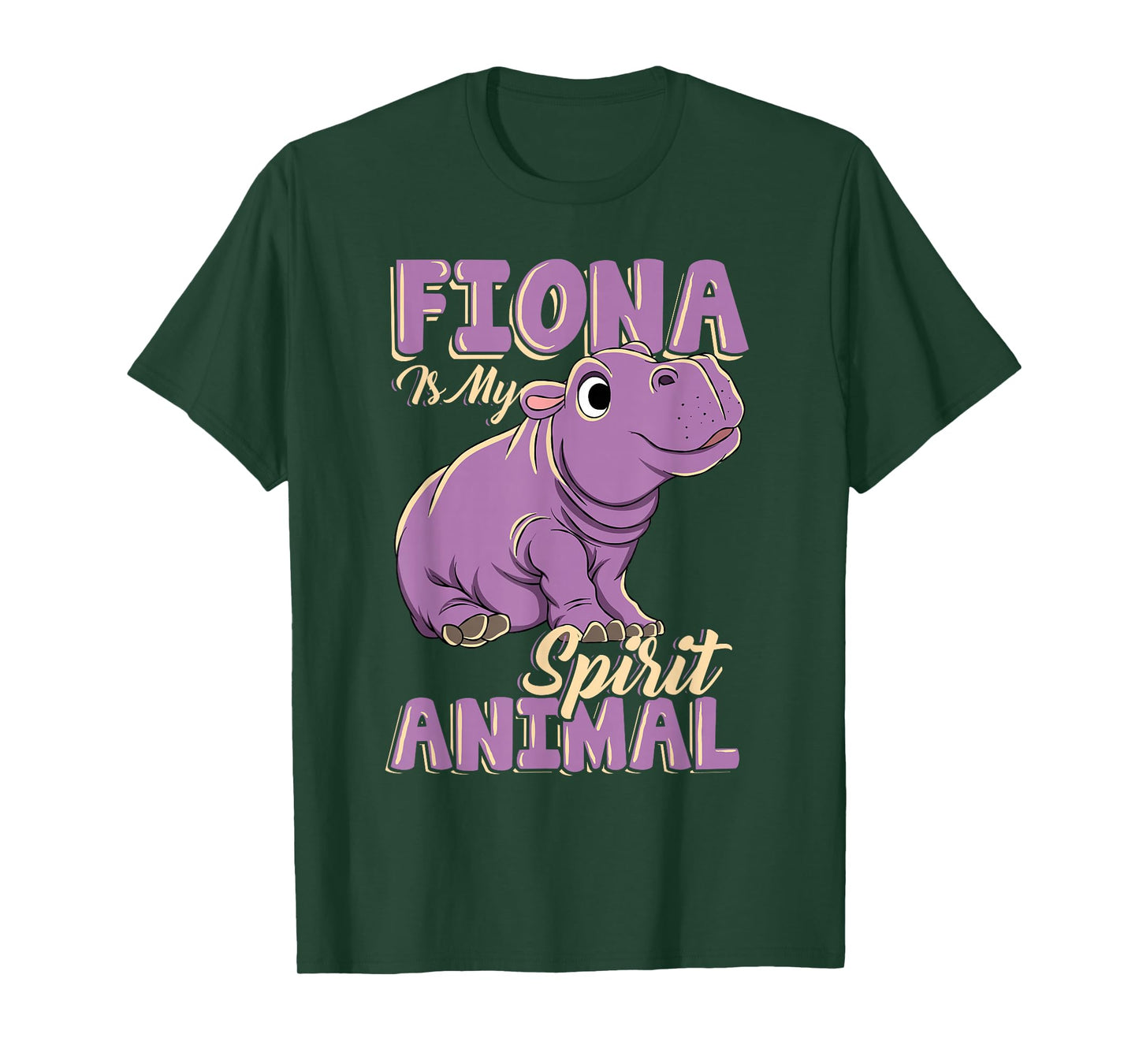 Fiona is My Ghost Animal Baby Hippopotamus Lover T-Shirt
