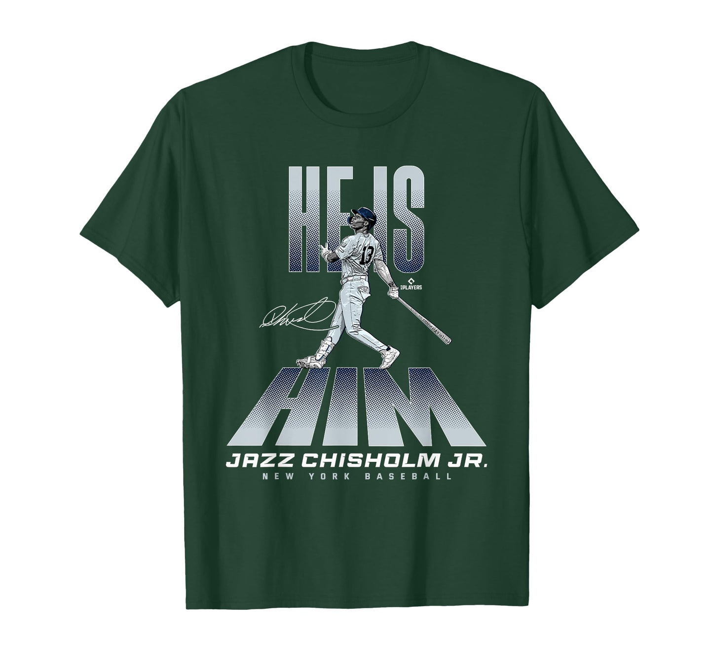 He is Him Jazz Chisholm Jr. New York Baseball MLBPA T-Shirt