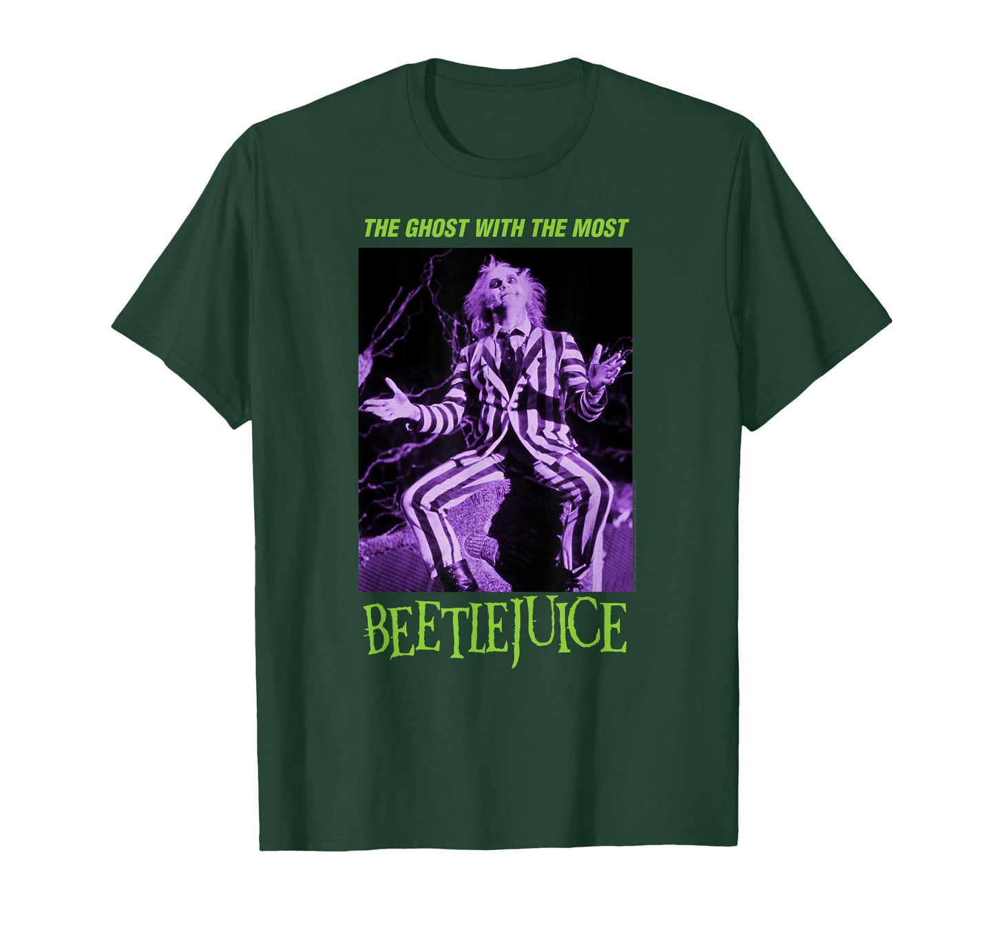 Beetlejuice Ghost with The Most Purple Photo Movie T-Shirt