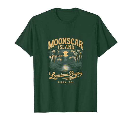 Moonscar Island Louisiana Bayou T-Shirt