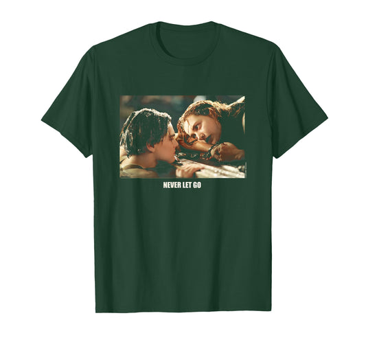 Titanic Jack & Rose Iconic Last Scene Never Let Go Poster T-Shirt
