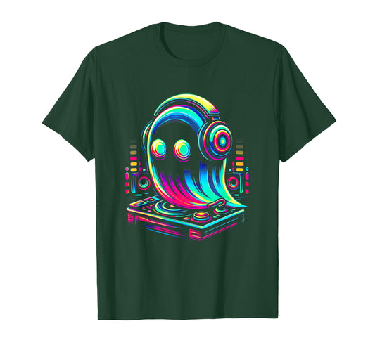 House Music Festival Ghost Optical Edm Rave Deejay T-Shirt
