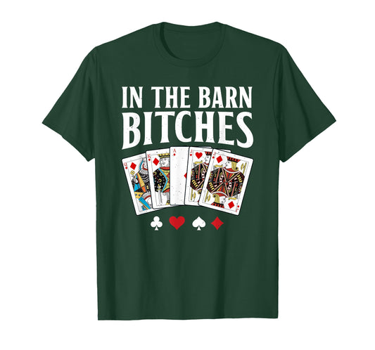 Funny Euchre Art For Men Women Euchre Partner Euchre Player T-Shirt