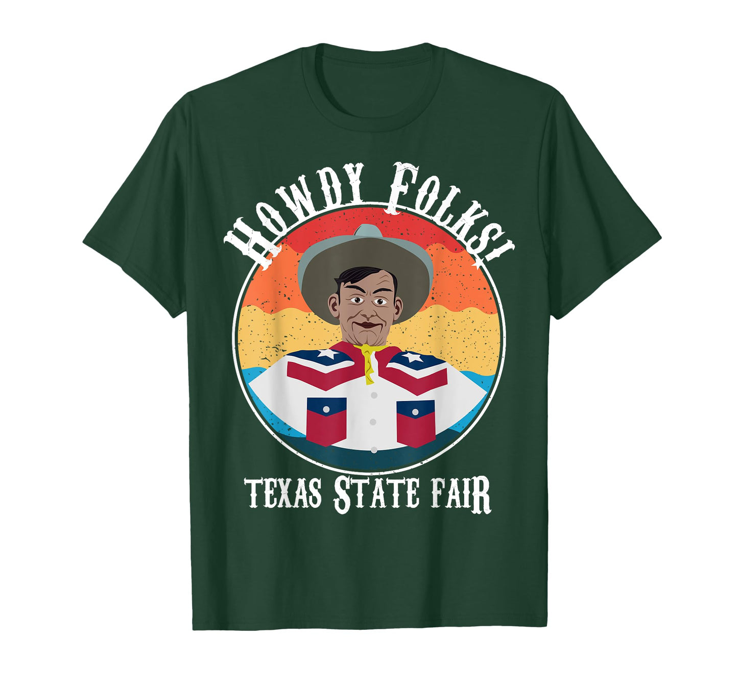Texas State Fair Cowboy Novelty Souvenir Merch T-Shirt
