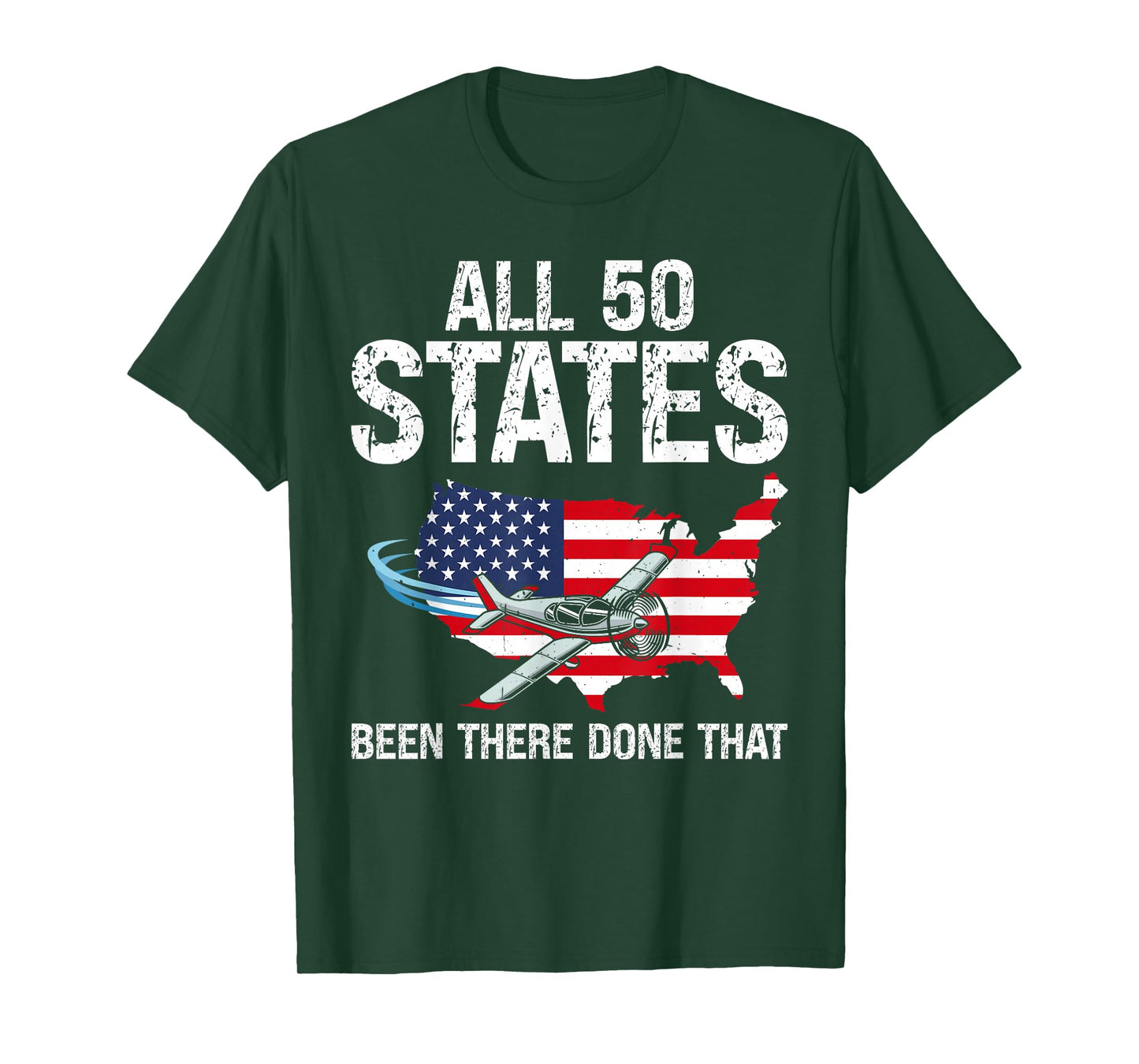 All 50 States Mission Accomplished Visit all 50 USA States T-Shirt