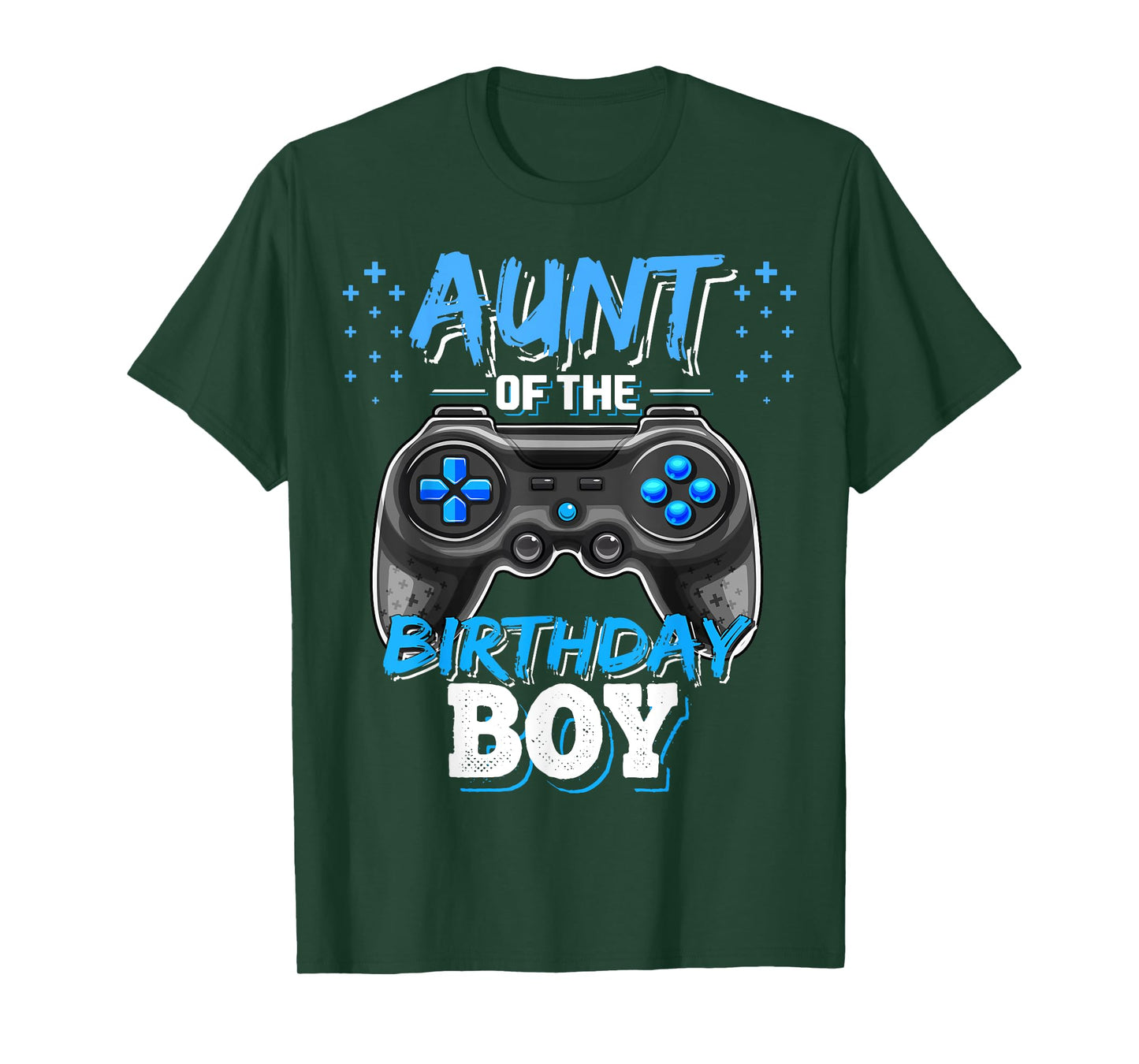 Aunt of the Birthday Boy Matching Video Game Birthday Gift T-Shirt