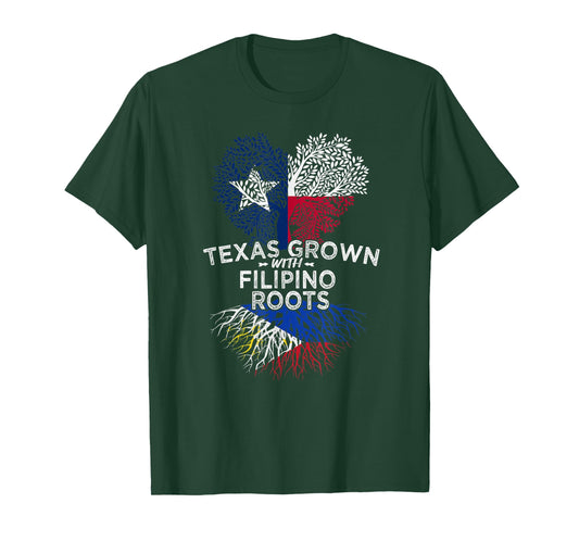 TEXAS GROWN WITH FILIPINO ROOTS T-Shirt