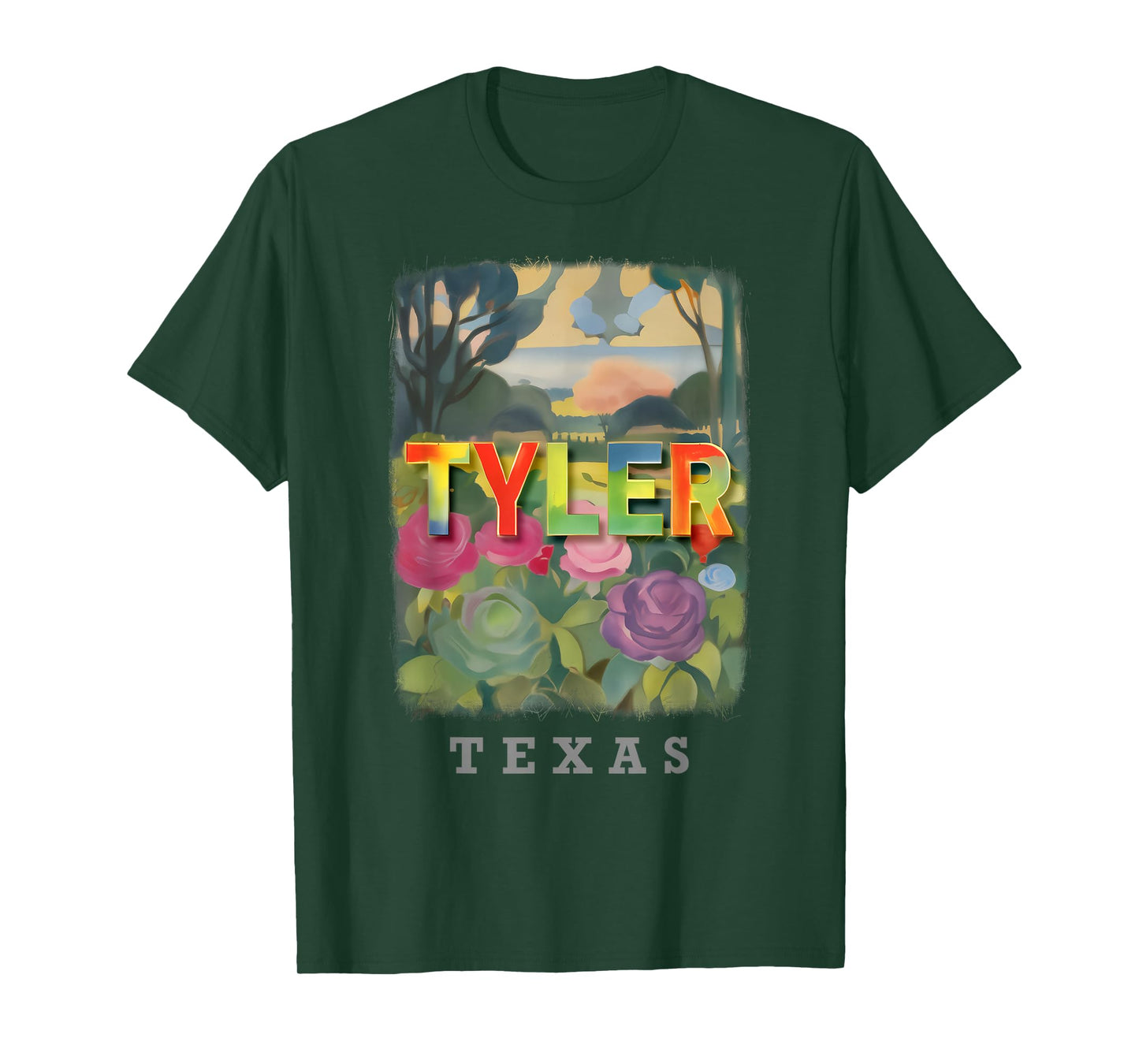 Tyler Texas TX Rose Garden Splendor SD894 T-Shirt