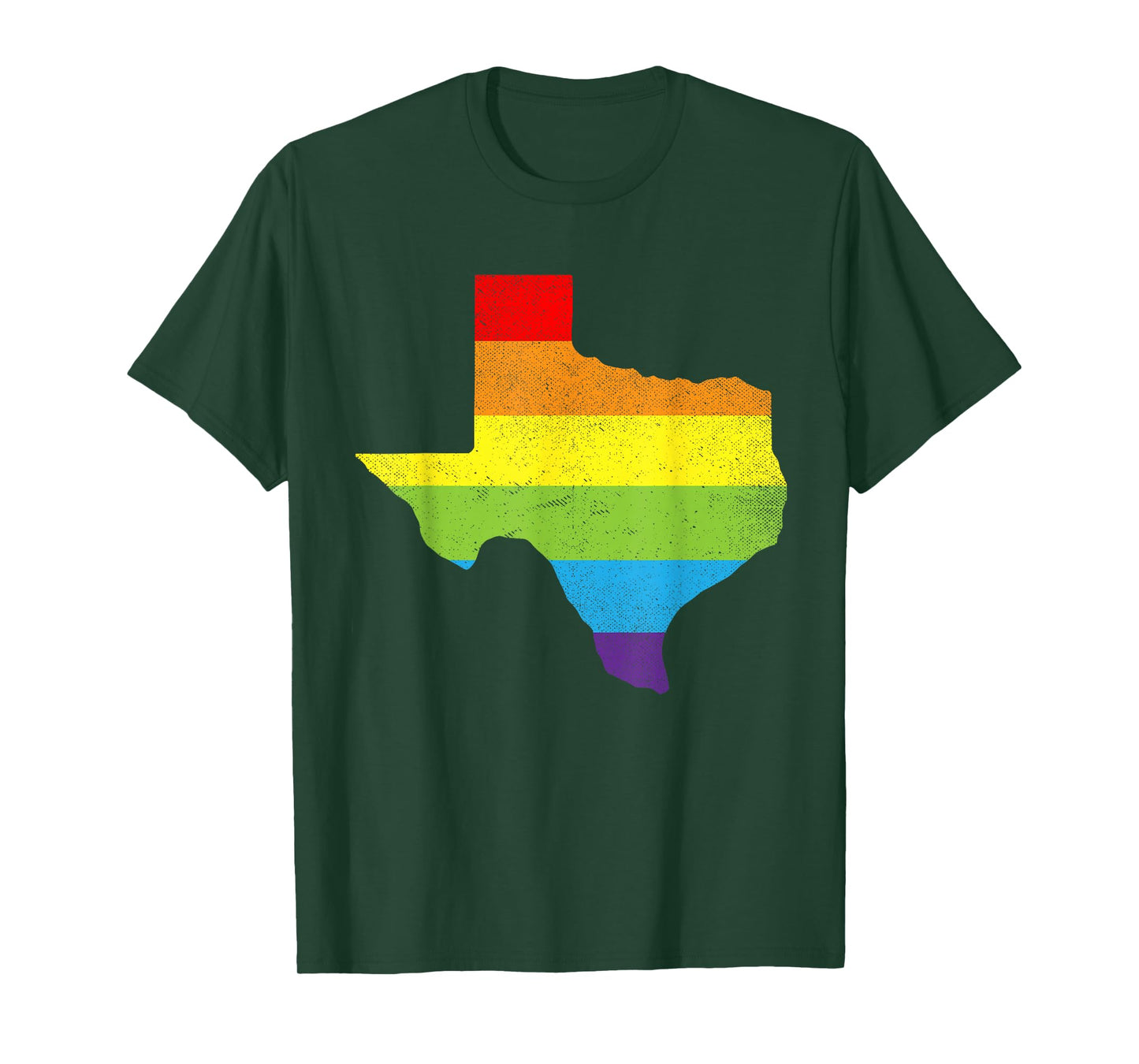 Texas Map Tshirt Gay Pride Rainbow Flag Shirt LGBT T-Shirt