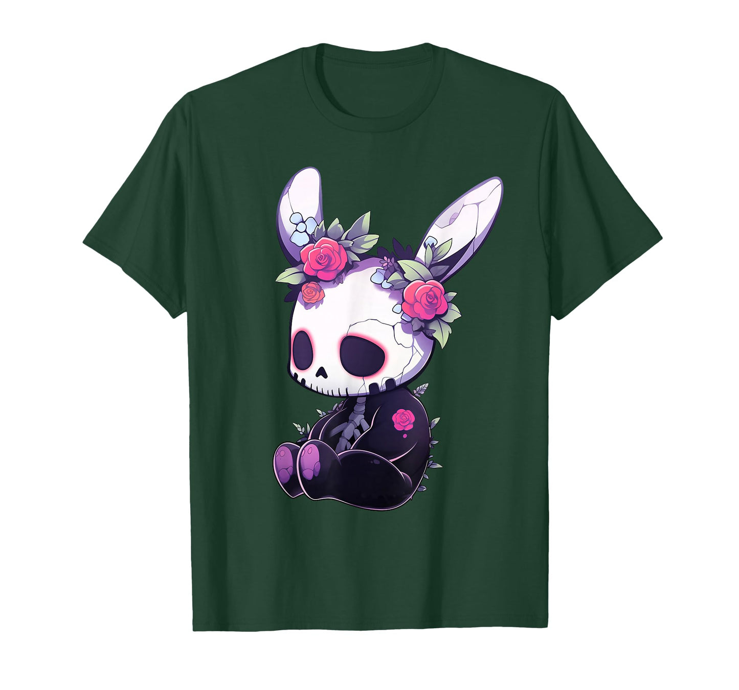 Goth Bunny Gothic Outfit Cute E-Girl Kawaii Rabbit Grunge T-Shirt