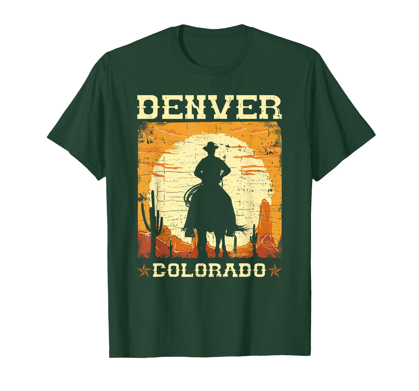 Denver Colorado CO Western Country Cowboy T-Shirt