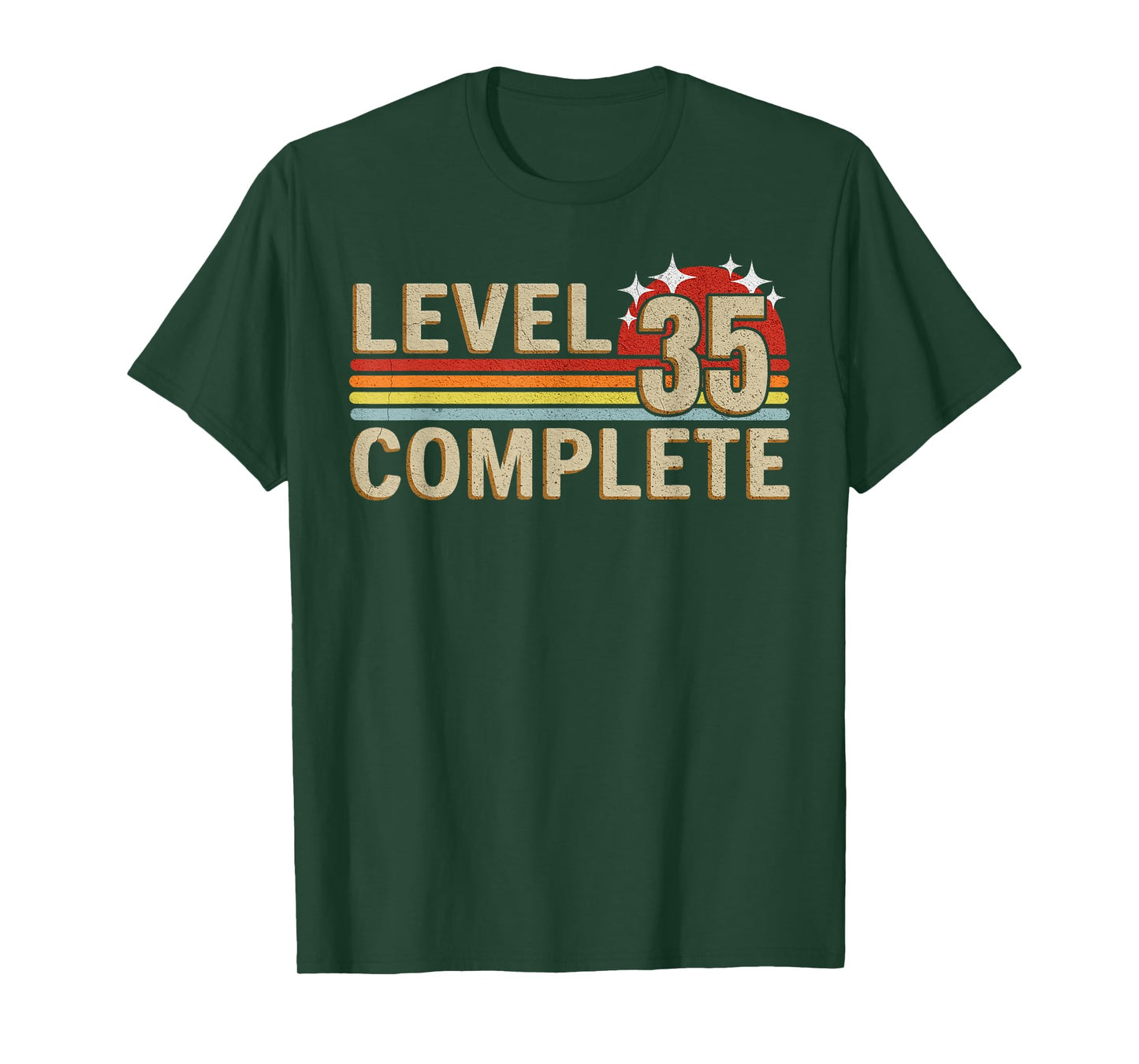 Level 35 Complete Gaming Vintage 35 Years Wedding T-Shirt