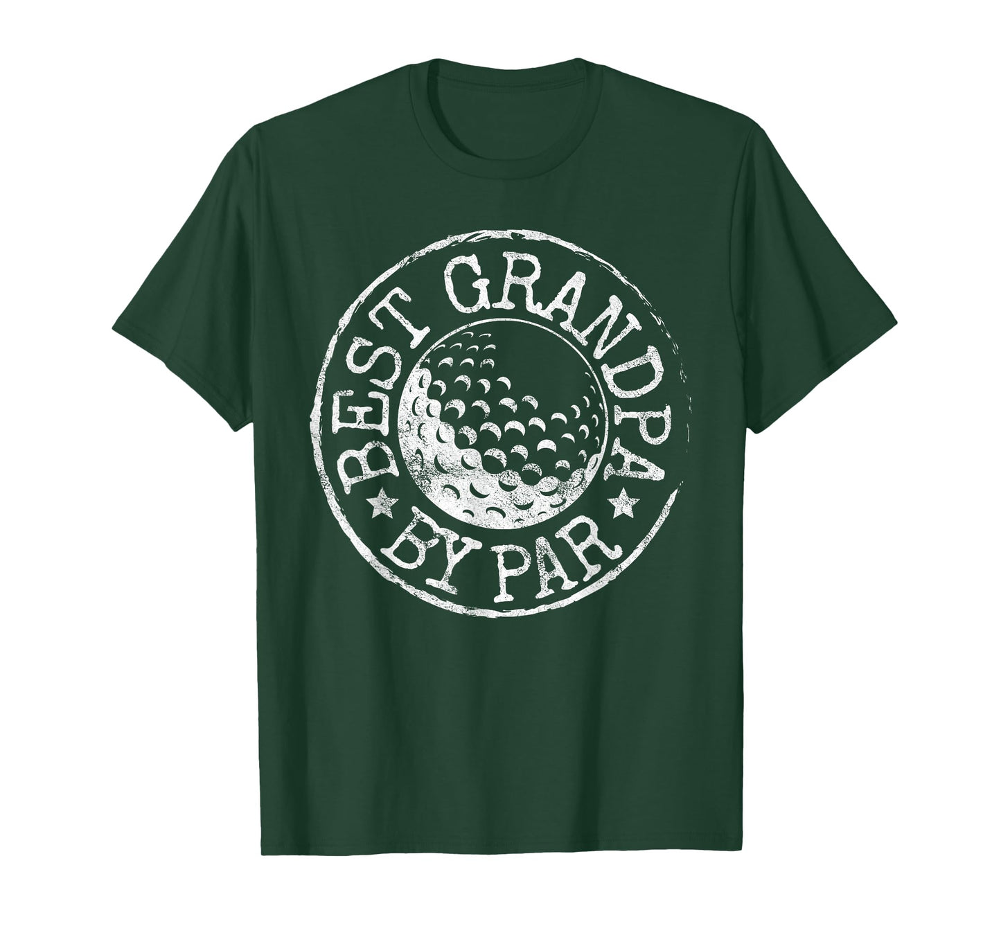 Best Grandpa by Par Golf Father's Day Gift Grandad Golfer T-Shirt