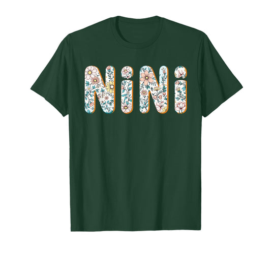 Wildflowers Nini Floral Mother's Day Nini T-Shirt