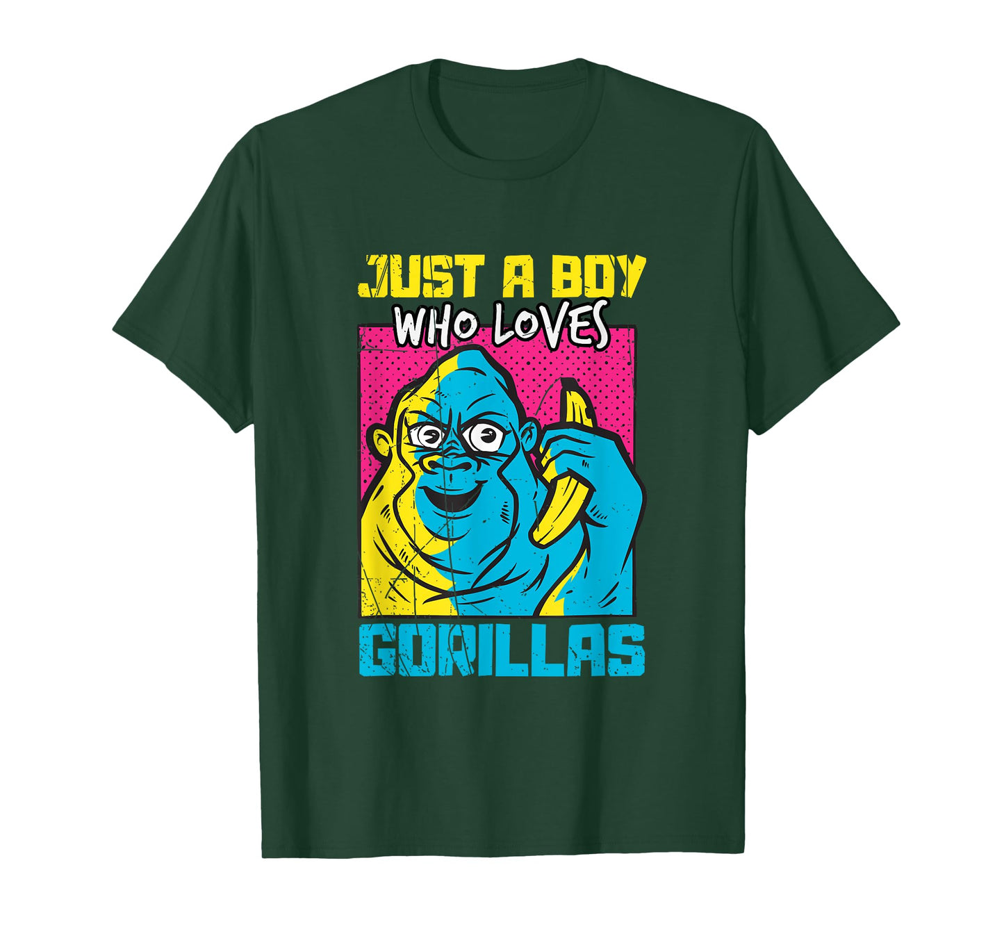 Just A Boy Who Loves Gorillas T-Shirt
