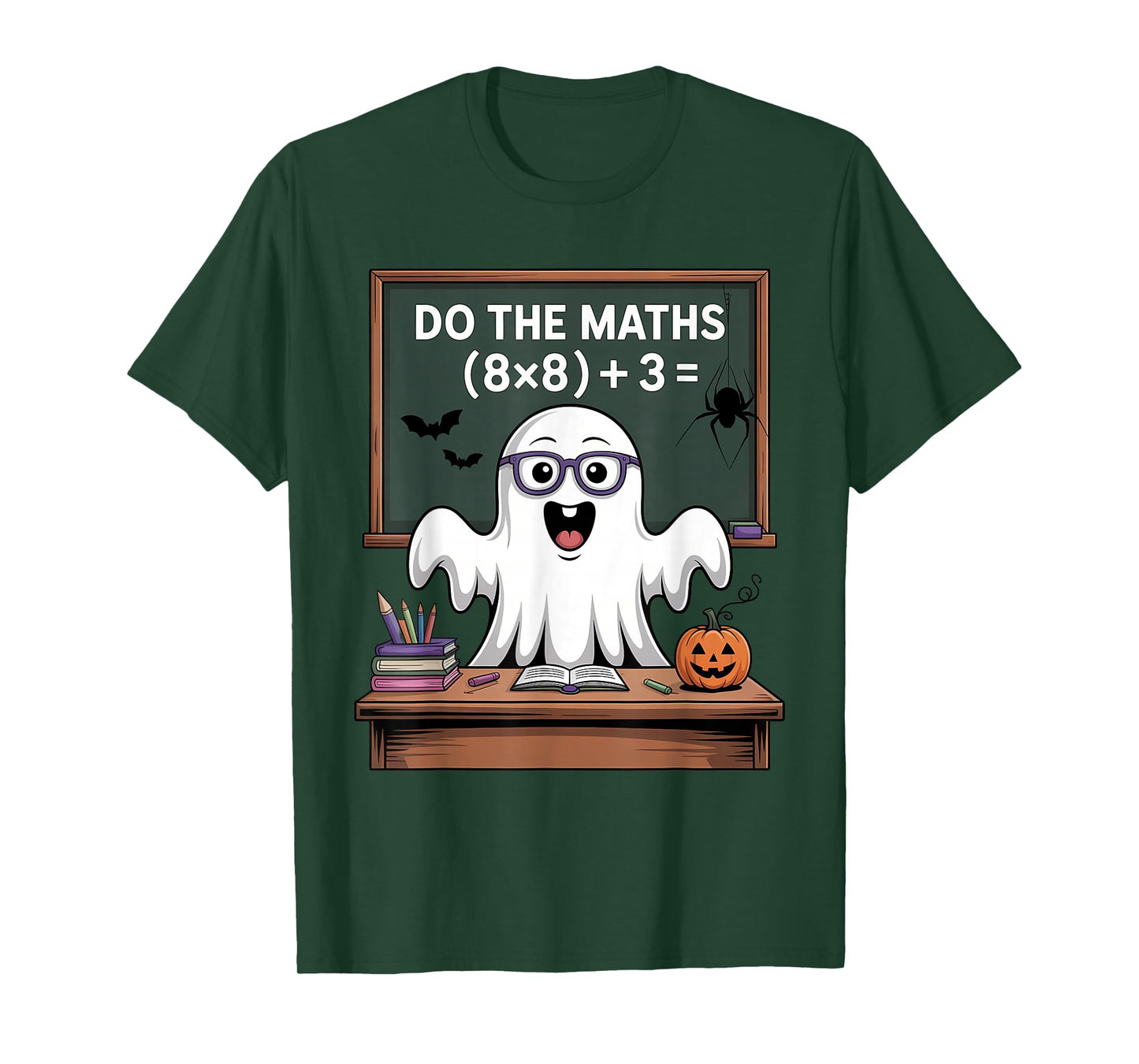 67 Teacher Halloween Ghost Six Seven Meme Do The Maths T-Shirt