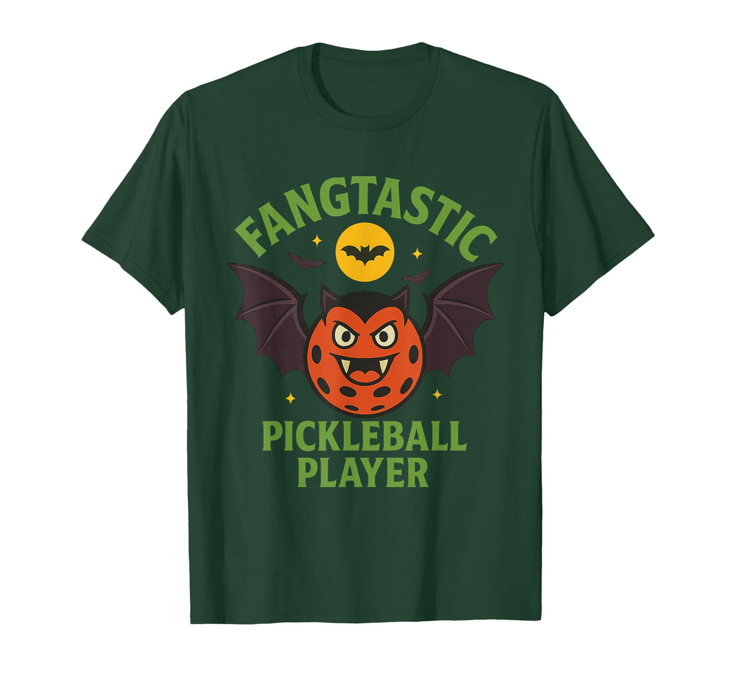 Halloween Costumes Adult Pickleball Fangtastic Tee T-Shirt