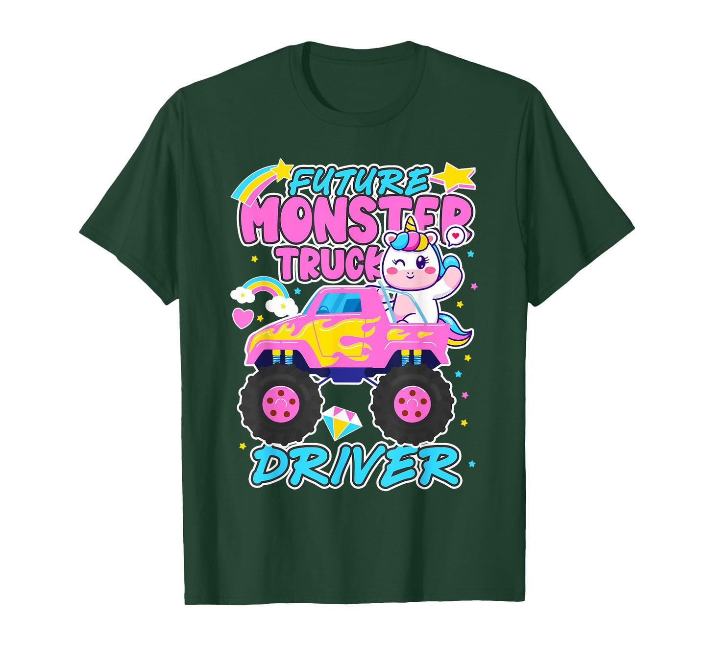 Future Monster Trucks Driver Funny Monster Trucking Lovers T-Shirt