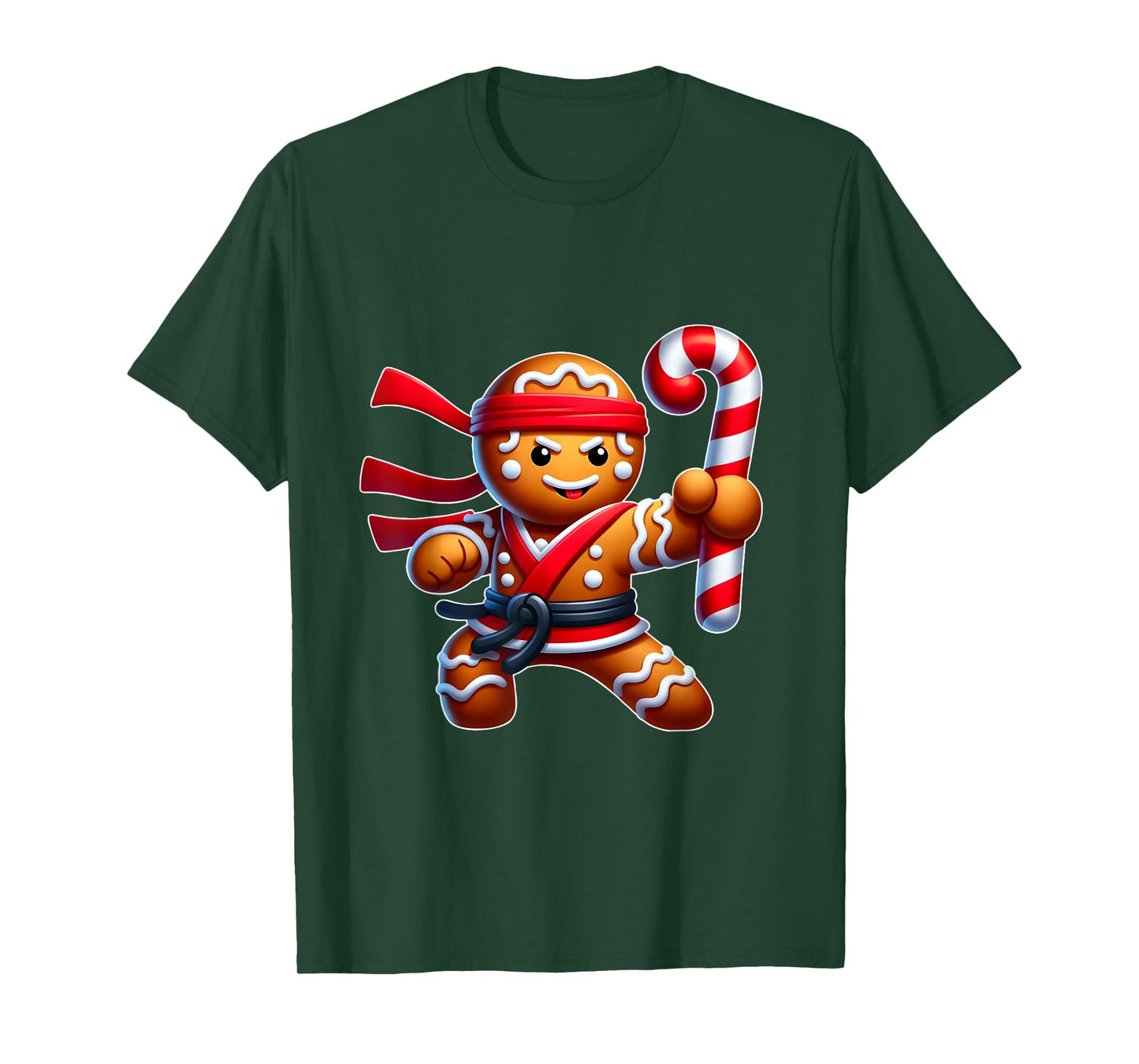 Funny Christmas Ninja Gingerbread Ninjabread T-Shirt