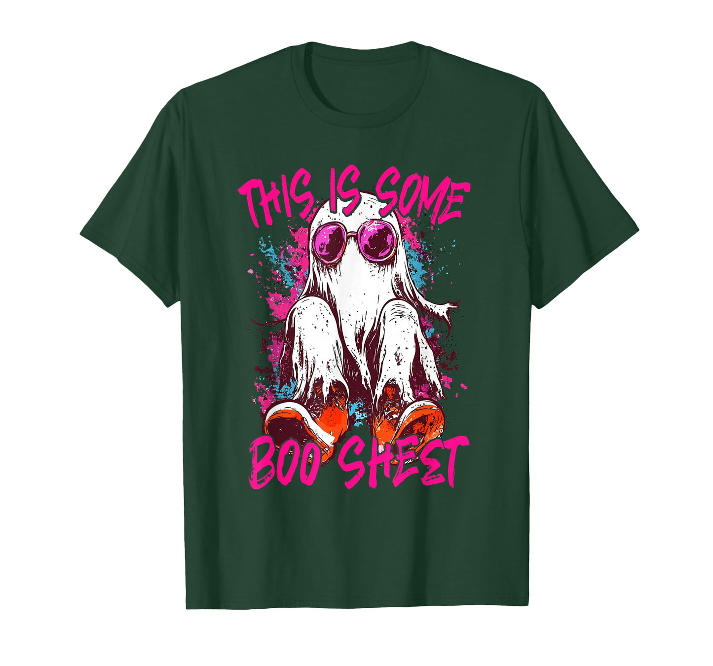 This is Some Boo Sheet Ghost Retro Halloween Funny Halloween T-Shirt