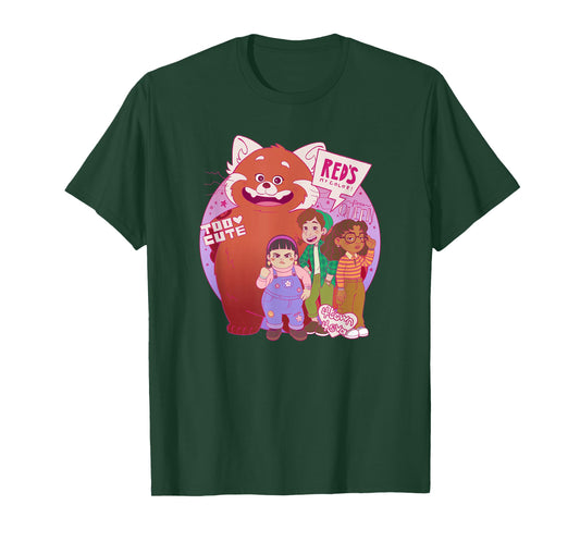 Disney Pixar Turning Red Group Shot Red's My Color T-Shirt
