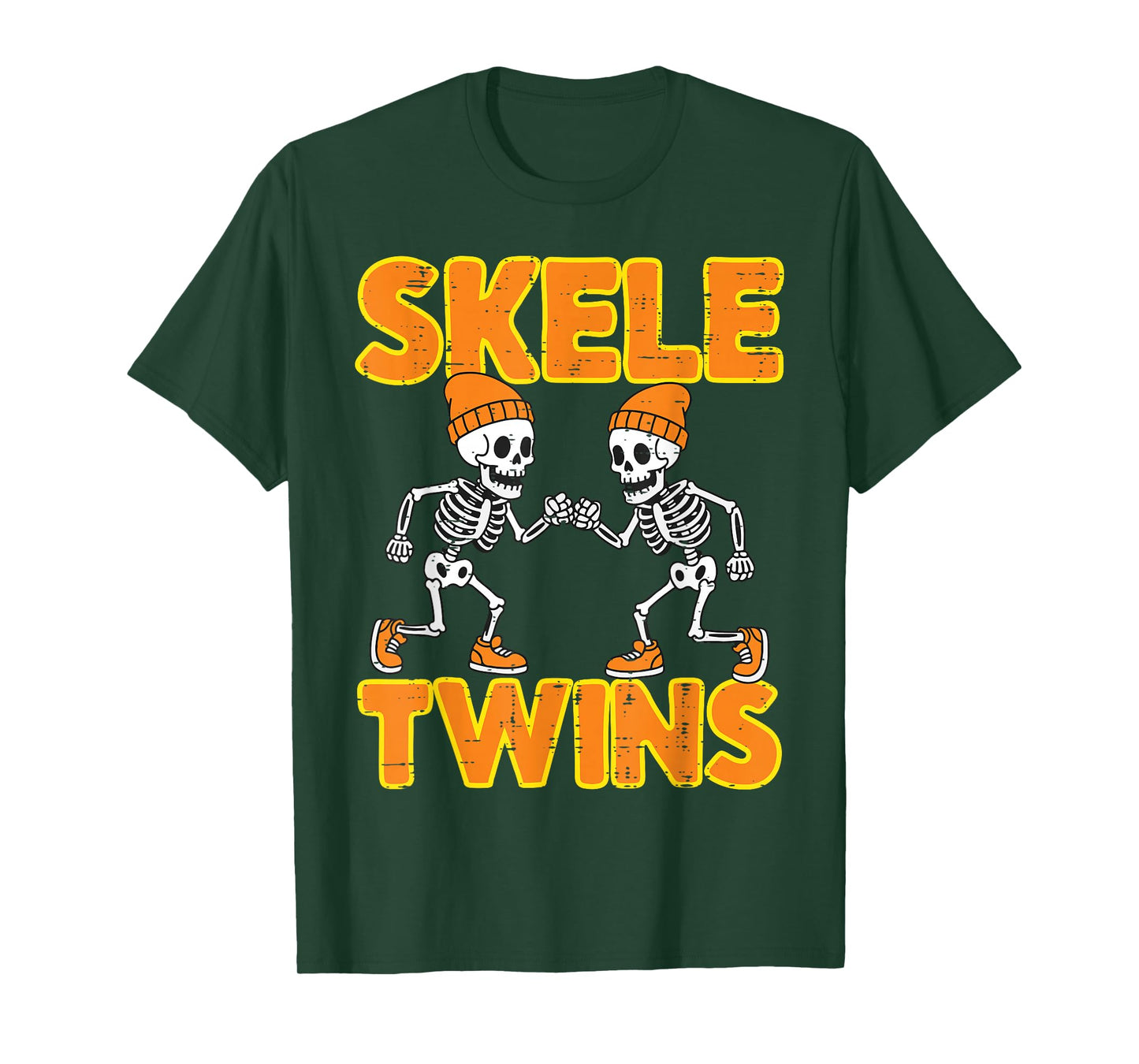 Halloween Skeleton Twins Skeletwins Costume Kids Men Women T-Shirt