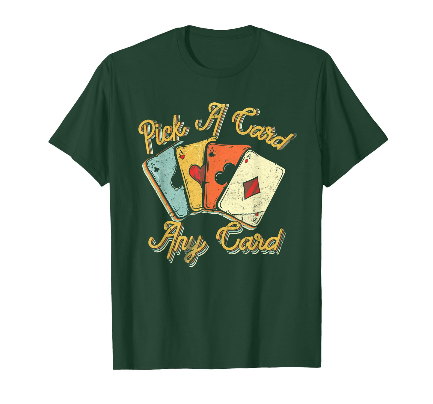 Cool Magician Pick A Card Magic Poker Game Any Cards T-Shirt