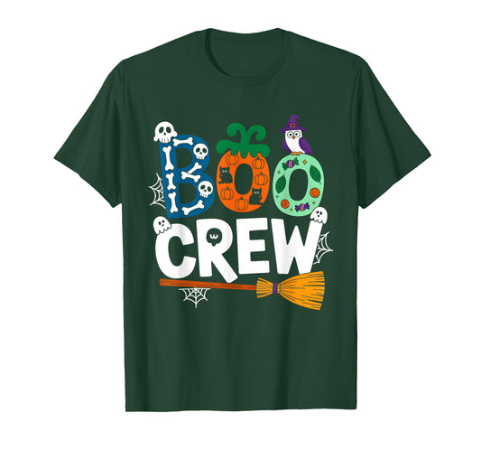 Halloween Boo Crew Funny Halloween Costume for Men Women Kid T-Shirt
