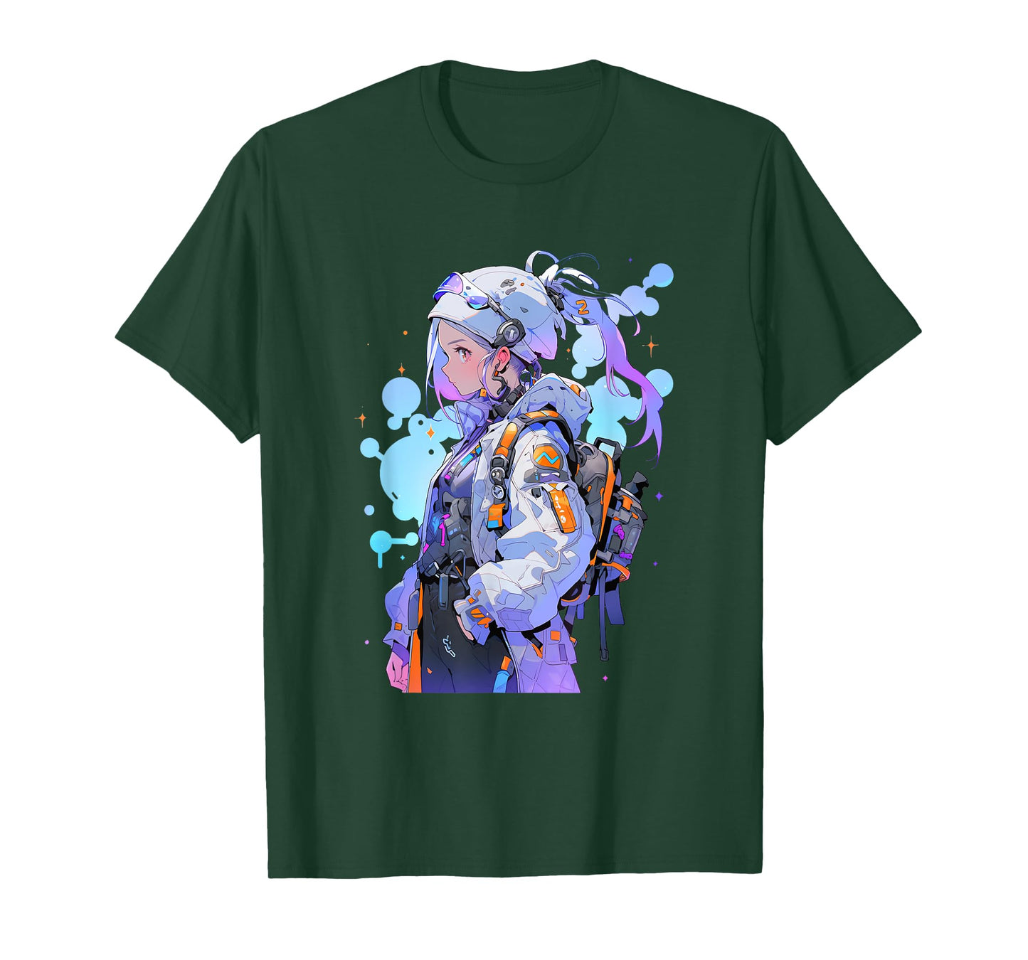 Anime Girl Anime Otaku Japanese Aesthetic | Cyberpunk T-Shirt