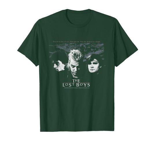 The Lost Boys Group Retro Poster T-Shirt Small
