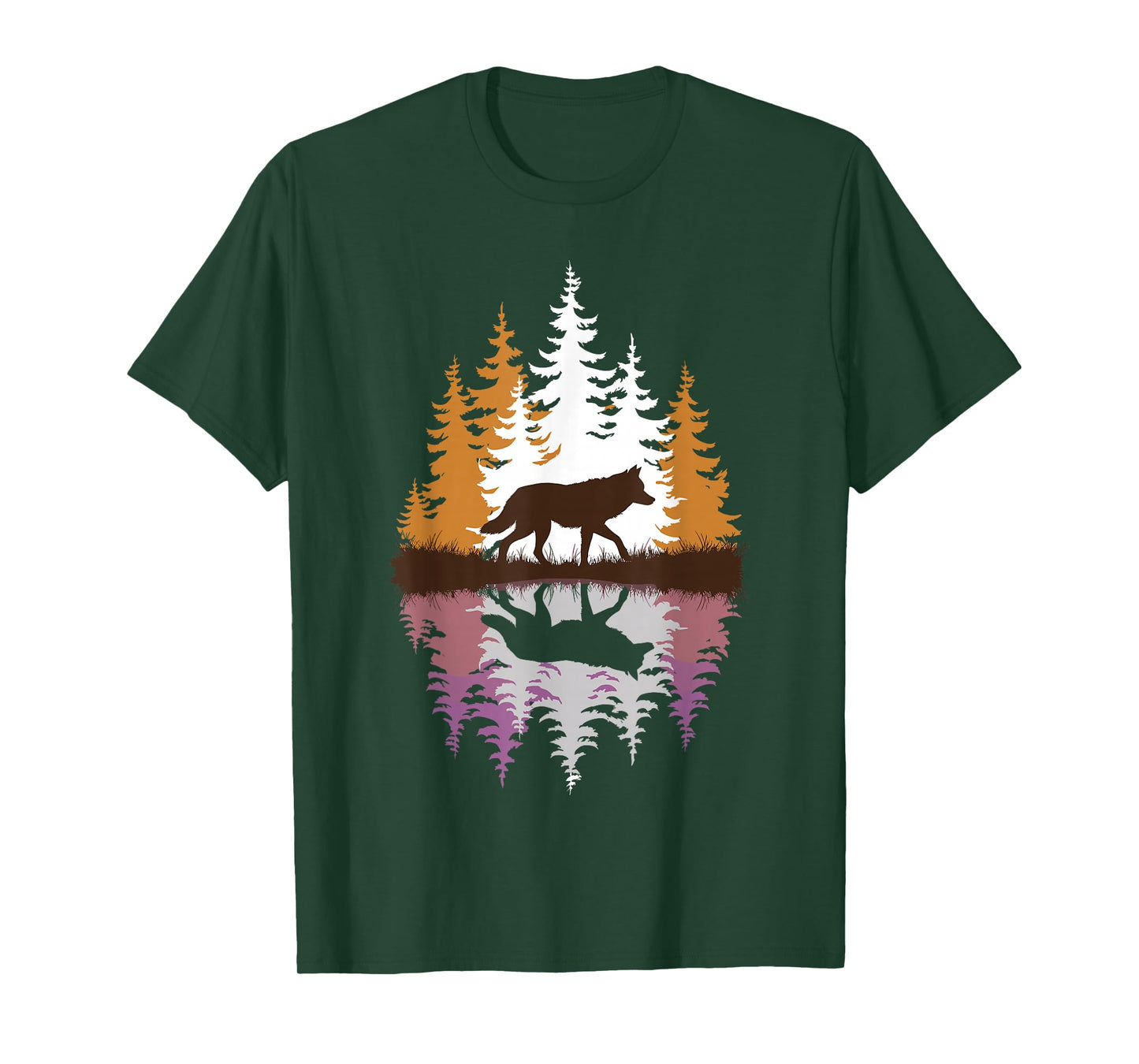 Cool Wolf Art for Men Women Howling Wolf Wolves Lover T-Shirt