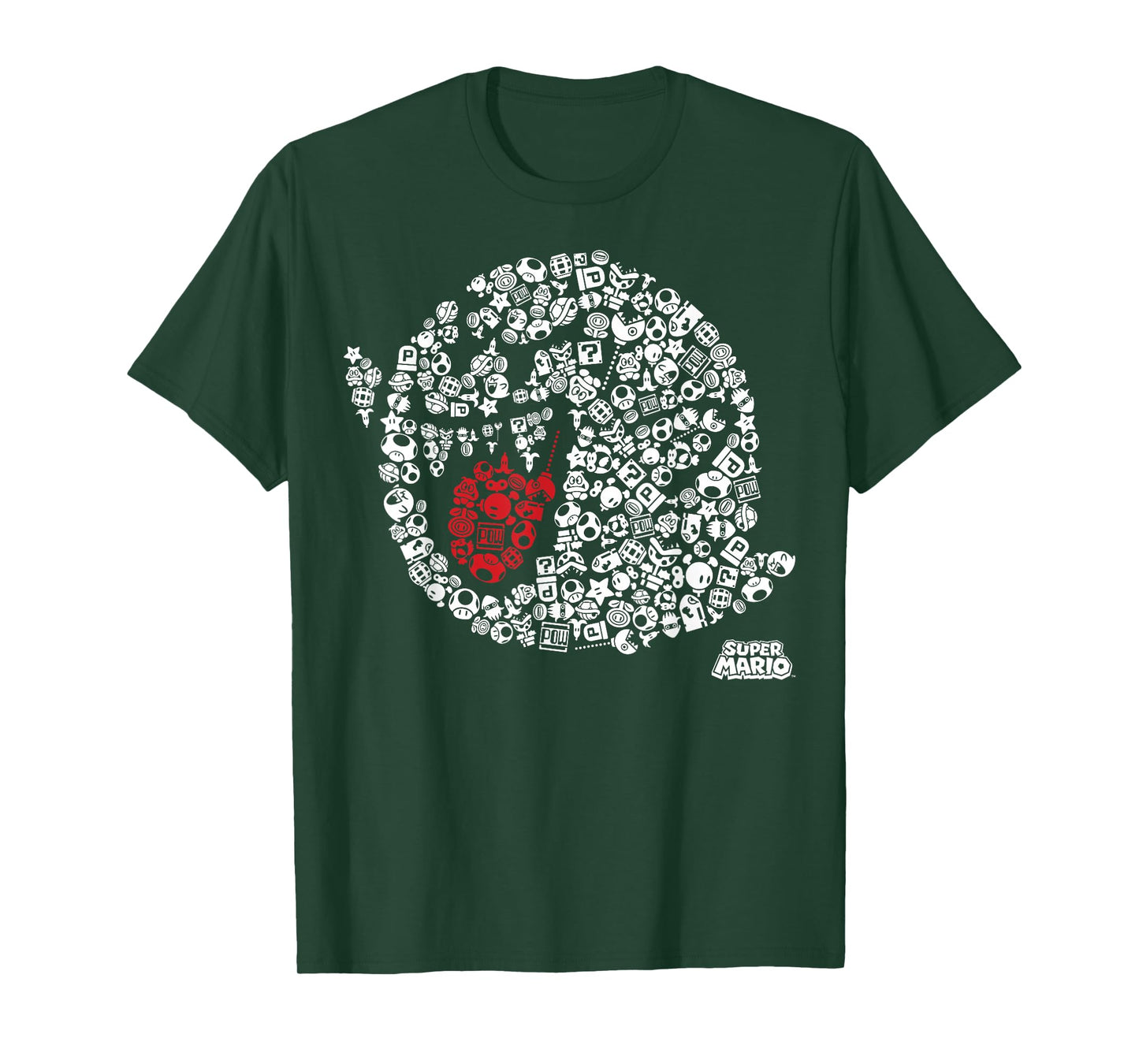 Nintendo Super Mario Iconic Boo Portrait Graphic T-Shirt T-Shirt