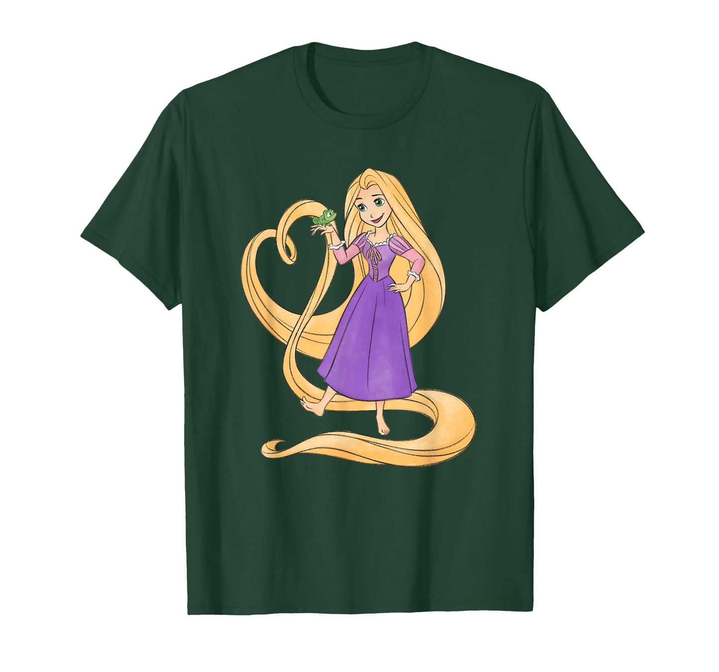 Disney Princess Rapunzel Heart and Pascal T-Shirt