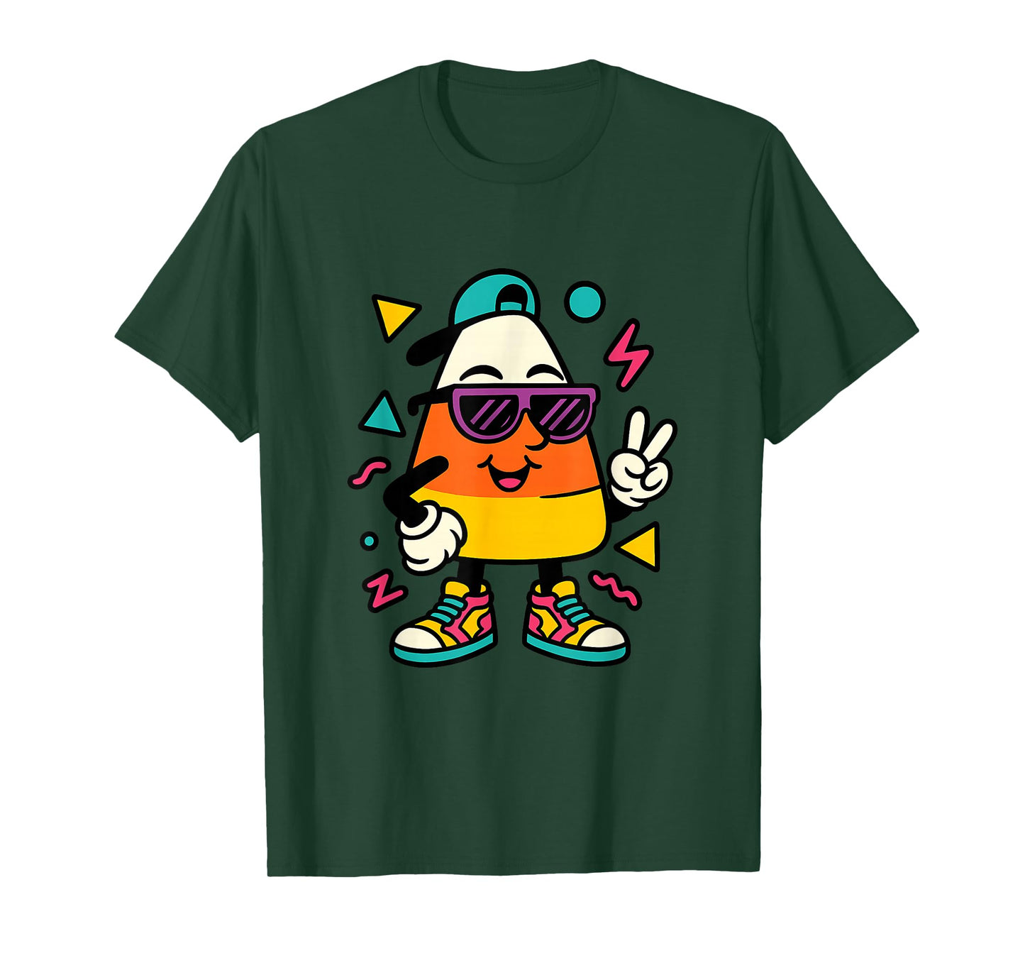Halloween Costume Retro 90s Candy Corn T-Shirt