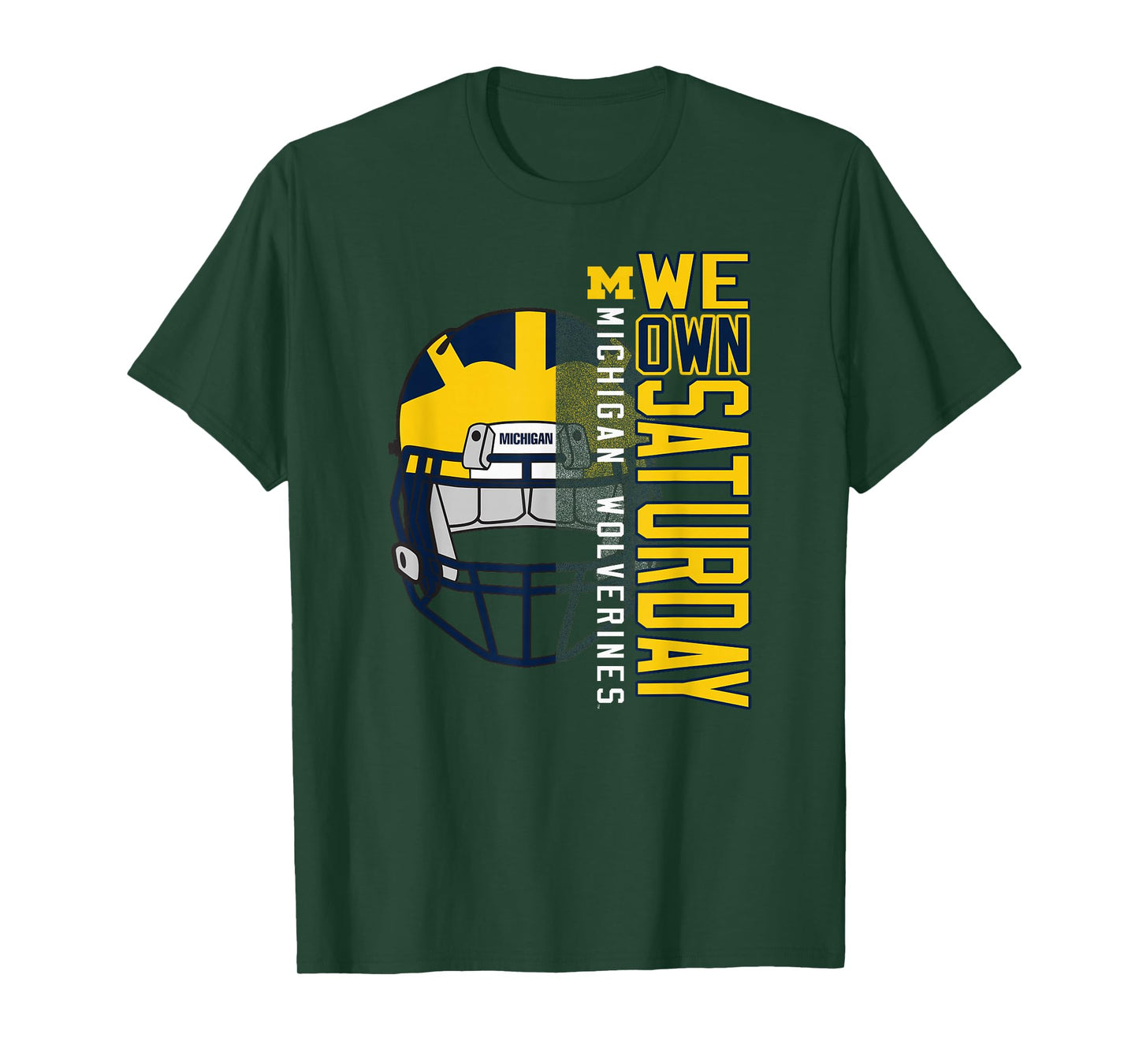 Michigan Wolverines Football Saturdays Dark Heather T-Shirt