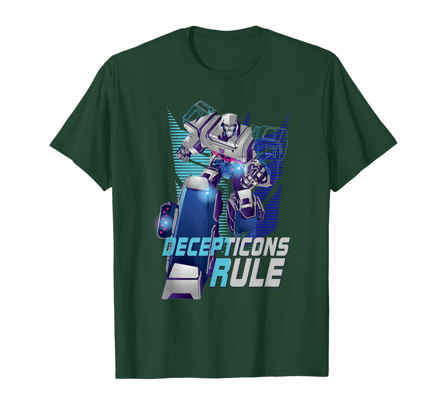 Transformers Megatron Decepticons Rule Epic Logo T-Shirt
