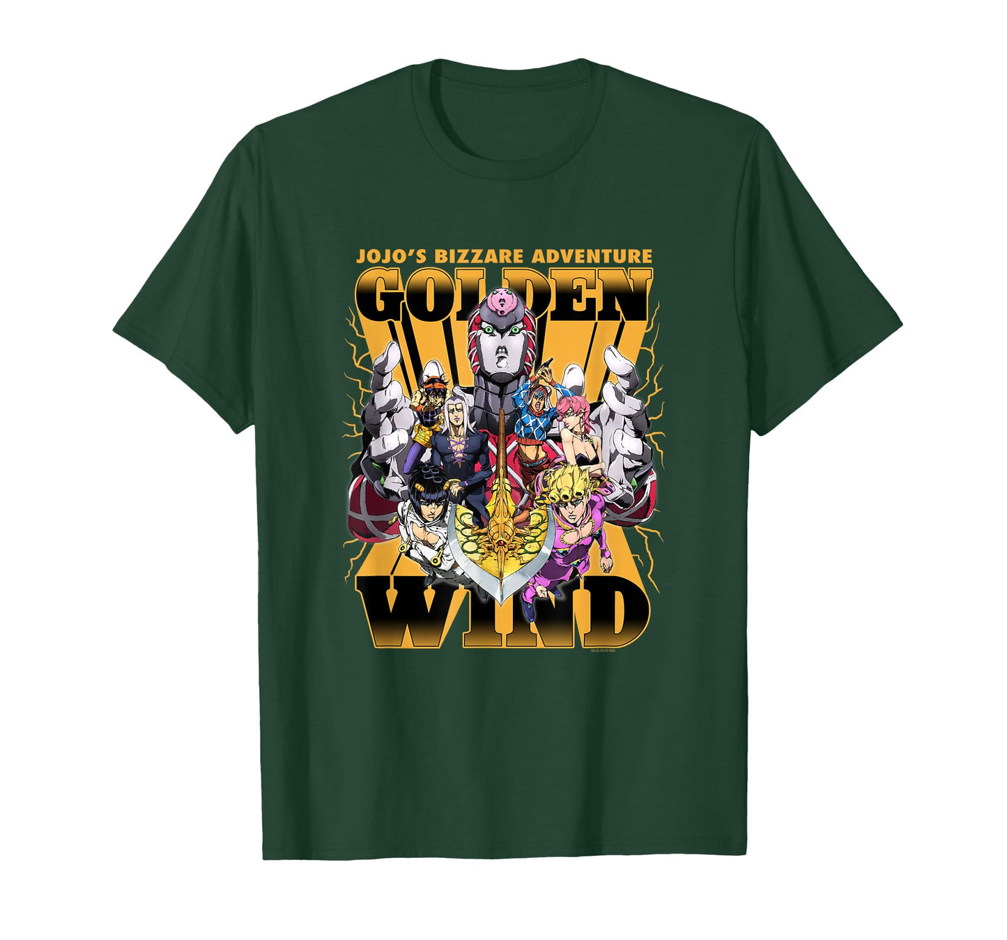 JoJo's Bizarre Adventure Golden Wind Passione Gang Anime T-Shirt