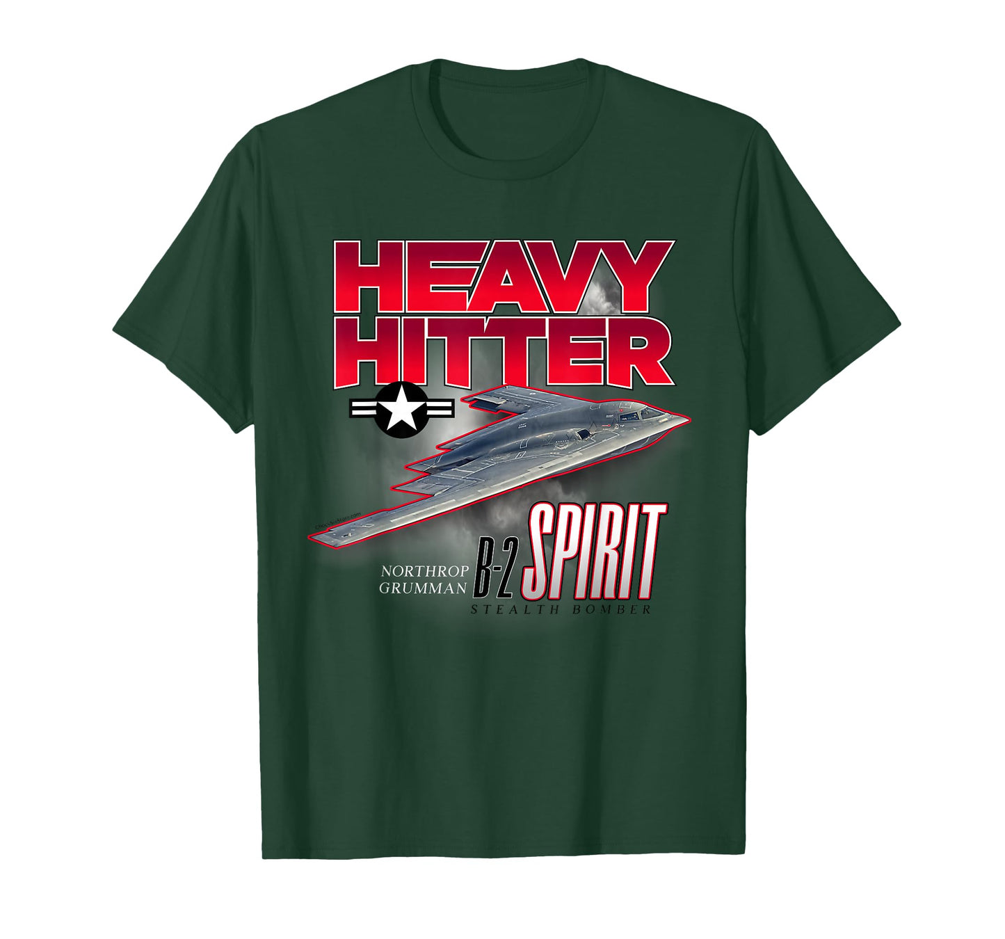 Aviation Tees: B-2 Spirit Stealth Bomber T-Shirt T-Shirt