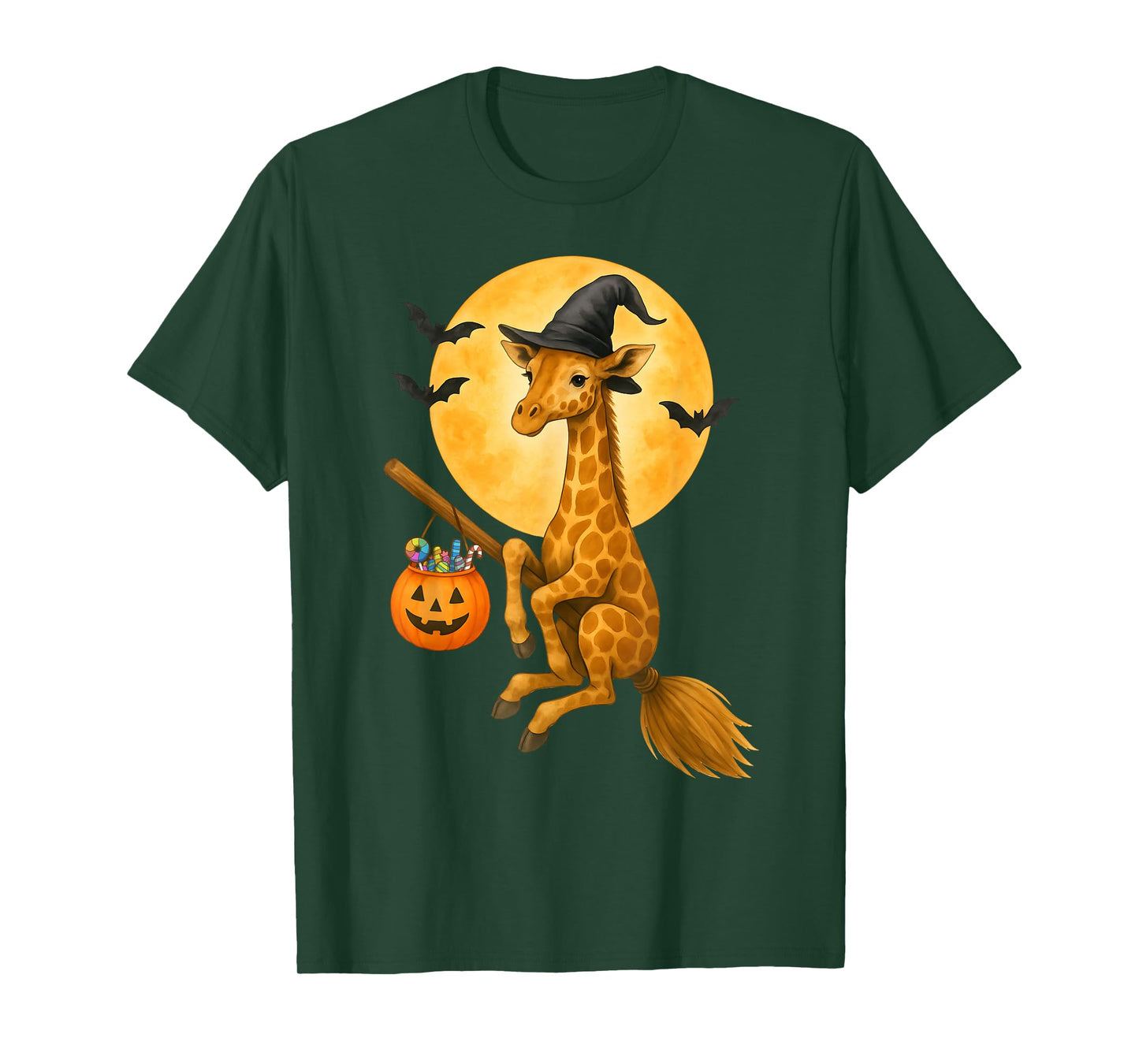Giraffe Costume Halloween Boo Ghost for Men Women Kids T-Shirt