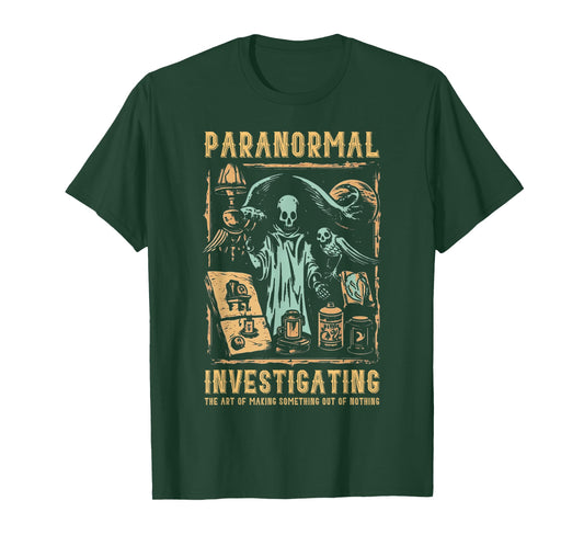 Ghost Hunting Investigator Design Paranormal Investigator T-Shirt