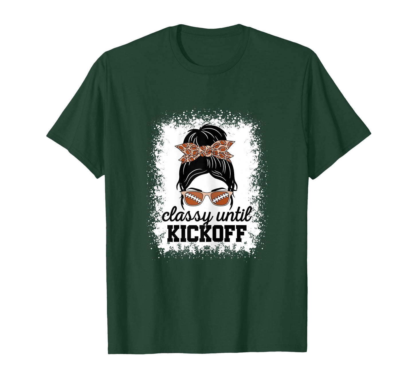 Classy Until Kickoff American Football Game Day Women Girls T-Shirt