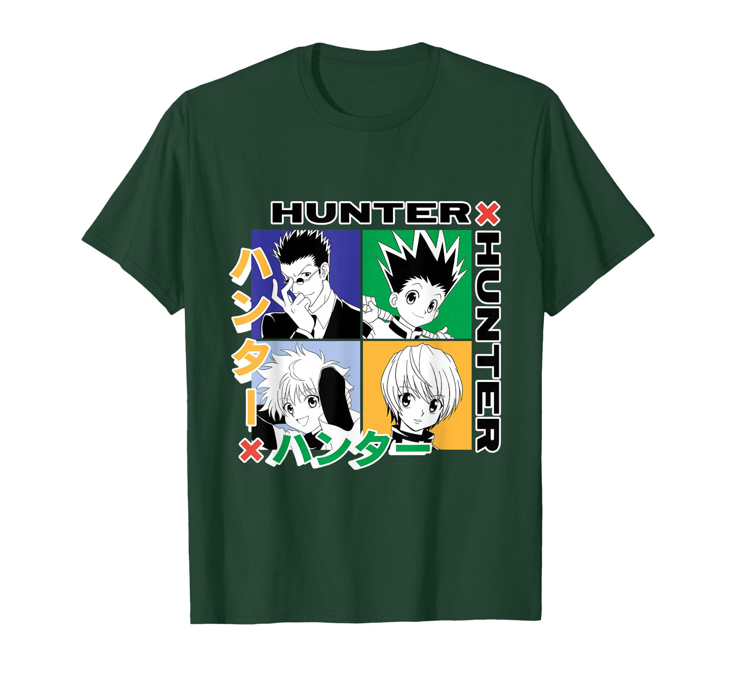 Hunter X Hunter Grid Graphic T-Shirt