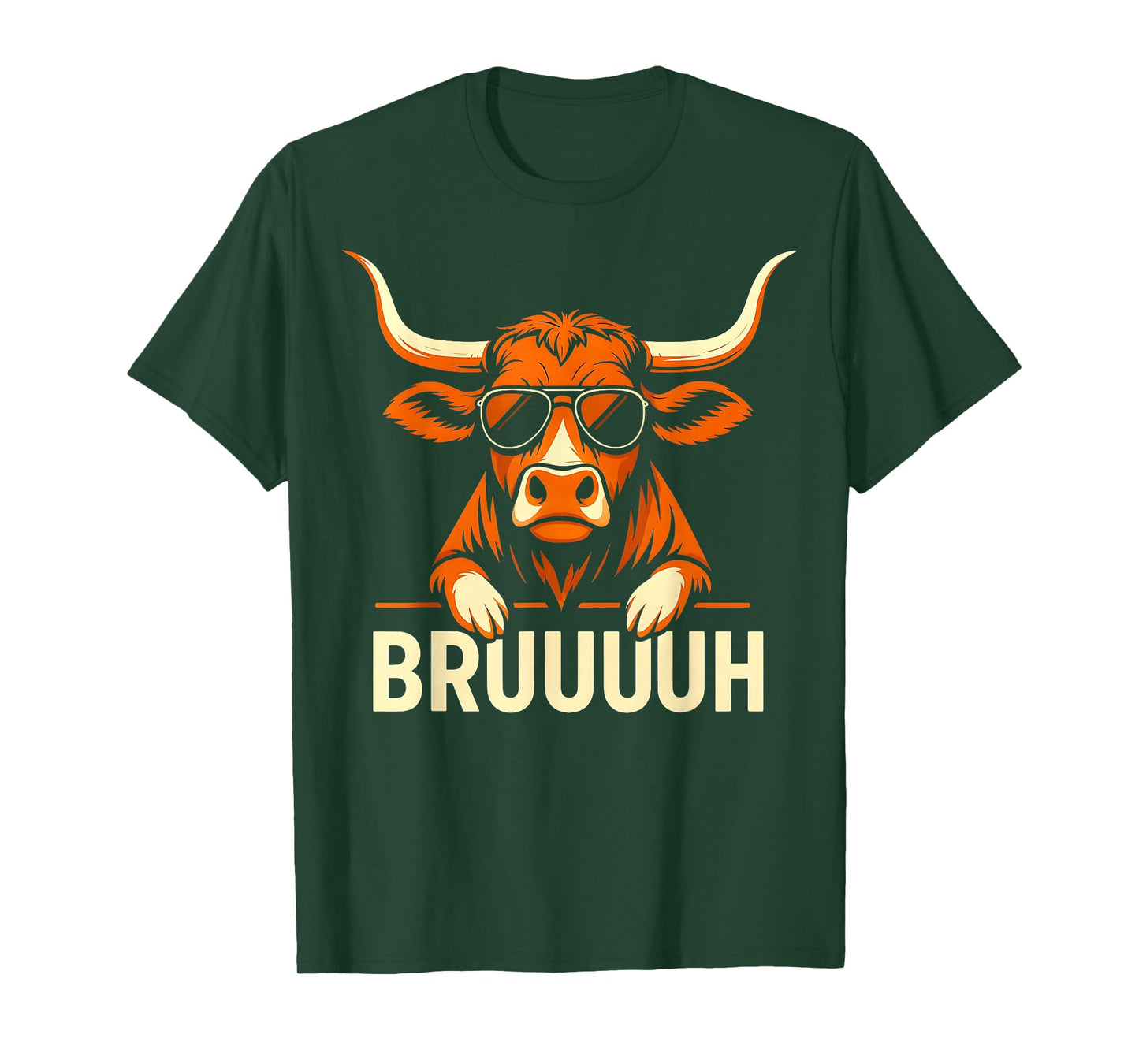 Vintage Retro Bruh Longhorn Meme Gift for Men Women Kid T-Shirt