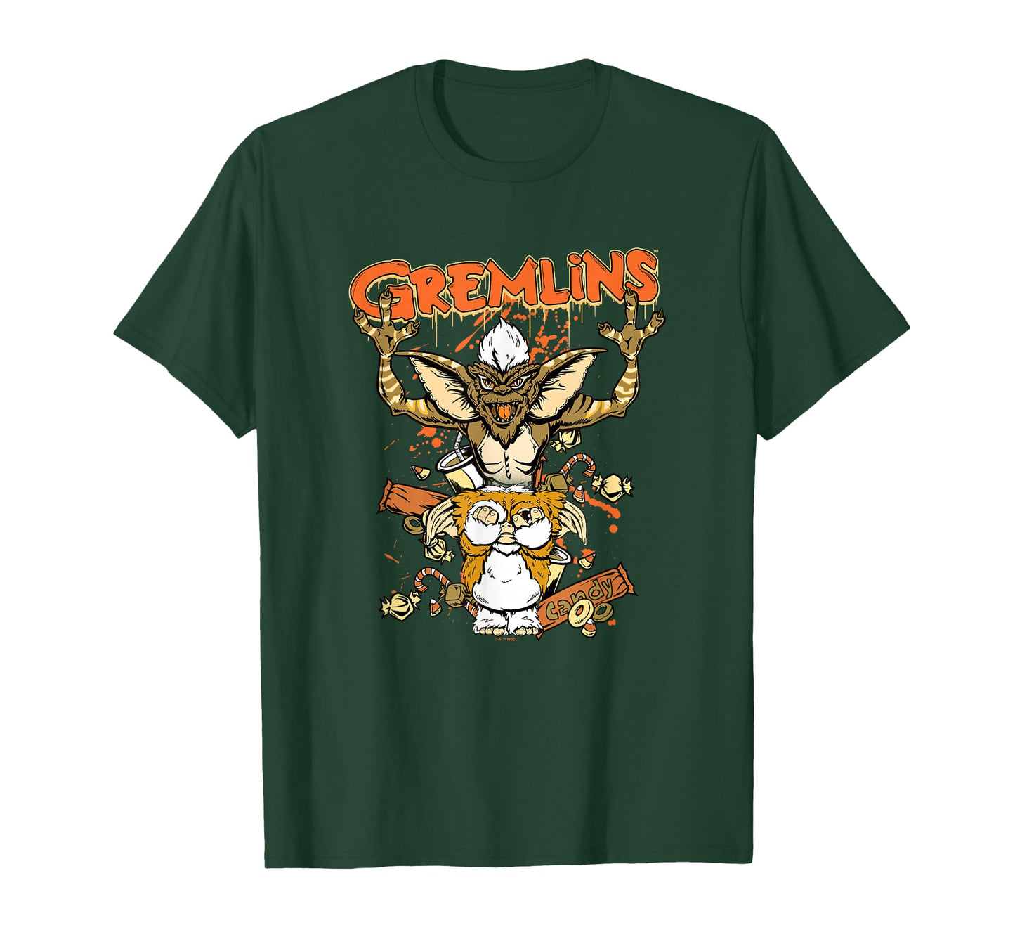 Gremlins Halloween Gizmo Candy Change Crunch T-Shirt