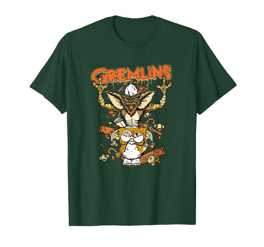 Gremlins Halloween Gizmo Candy Change Crunch T-Shirt