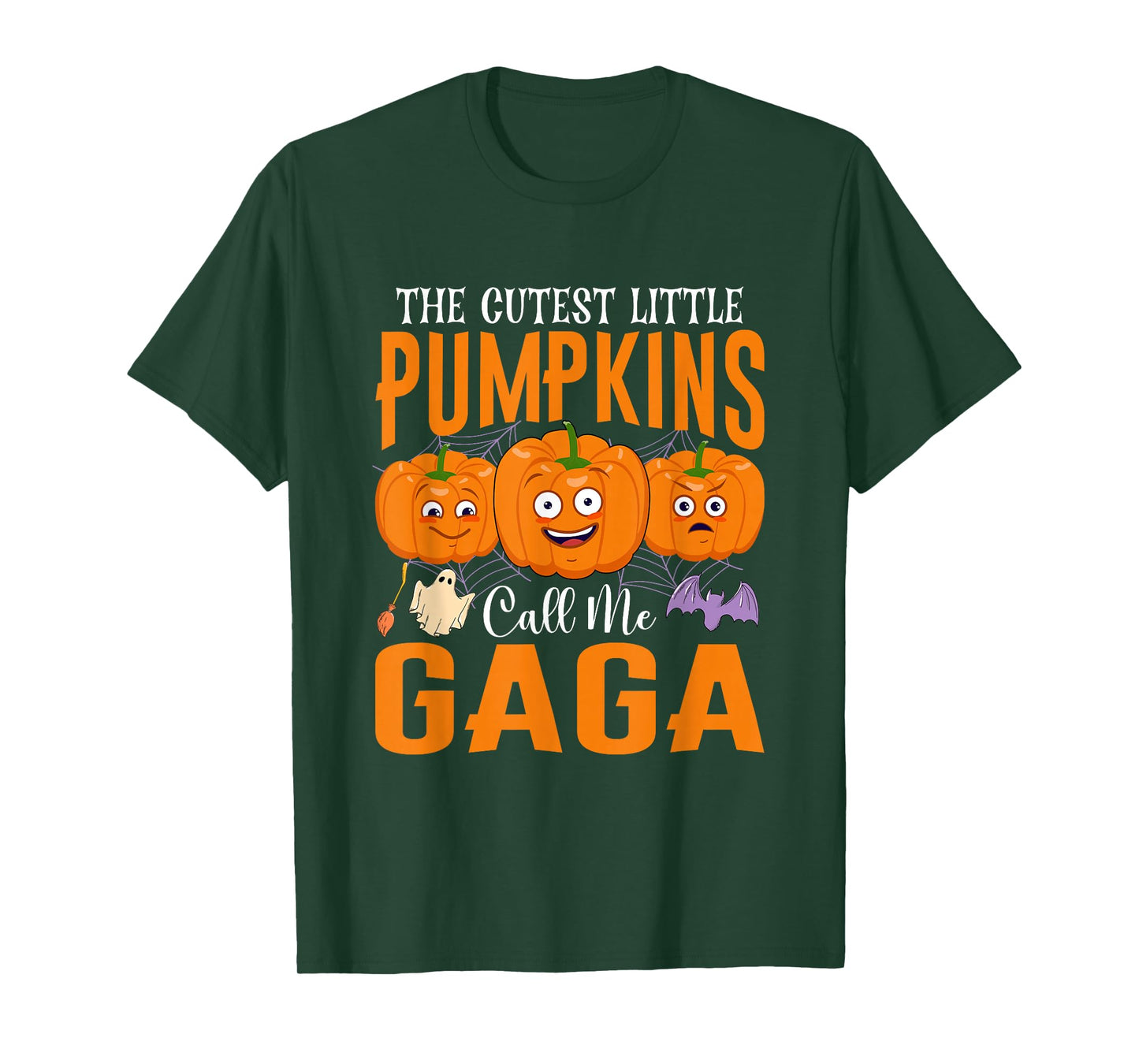 Halloween The Cutest Little Pumpkins Call Me Gaga Pumpkin T-Shirt