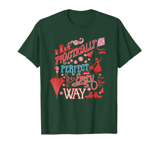 Disney Mary Poppins Practically Perfect in Every Way T-Shirt