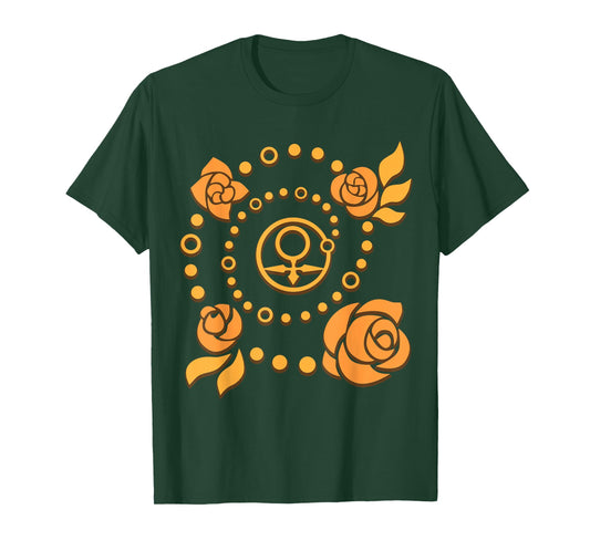 Venus Heart Charm Symbol Kawaii Anime Love Chain Design T-Shirt