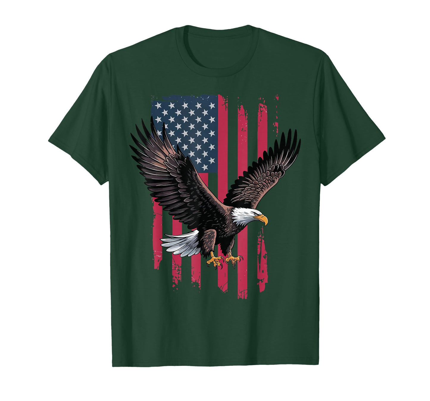 Eagle USA Flag 4th Of July America T-Shirt